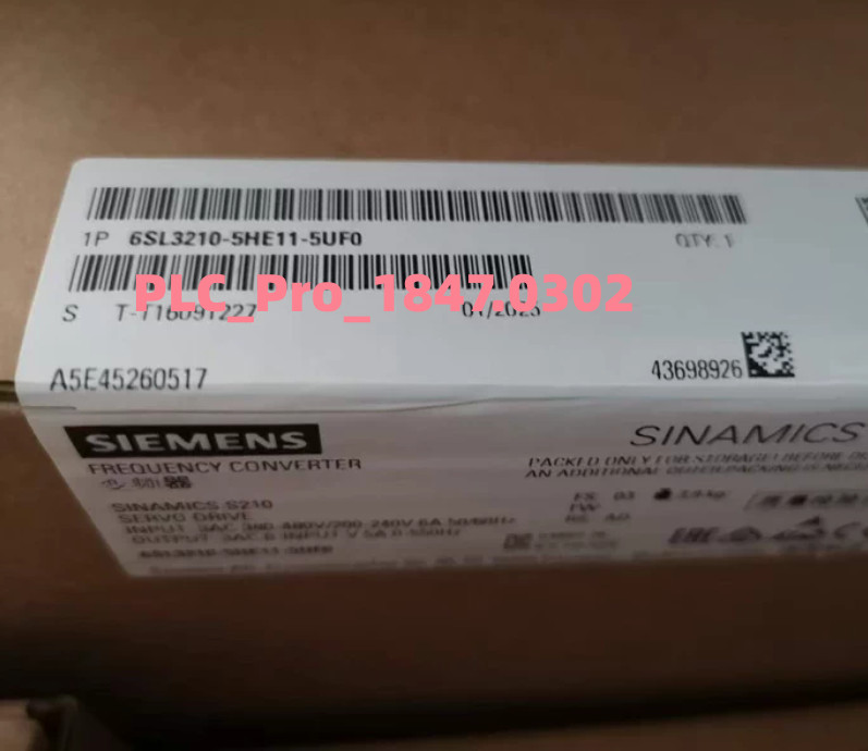 6SL3210-5HE11-5UF0 1PCS Brand New Siemens 6SL3210-5HE11-5UF0  Fast ship