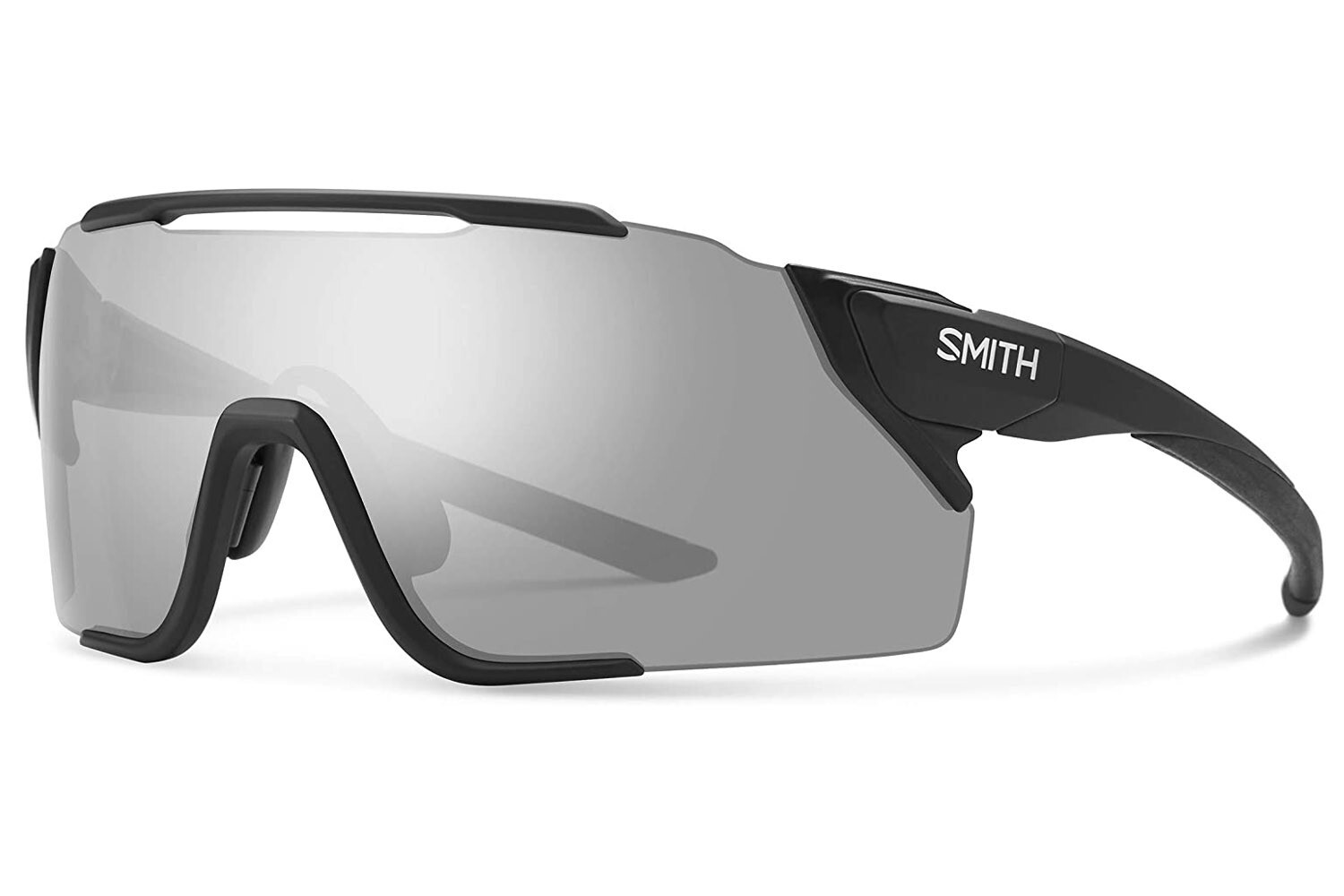 Smith Attack Mag MTB Sunglasses Matte Black ChromaPop Platinum Lens +Bonus Lens