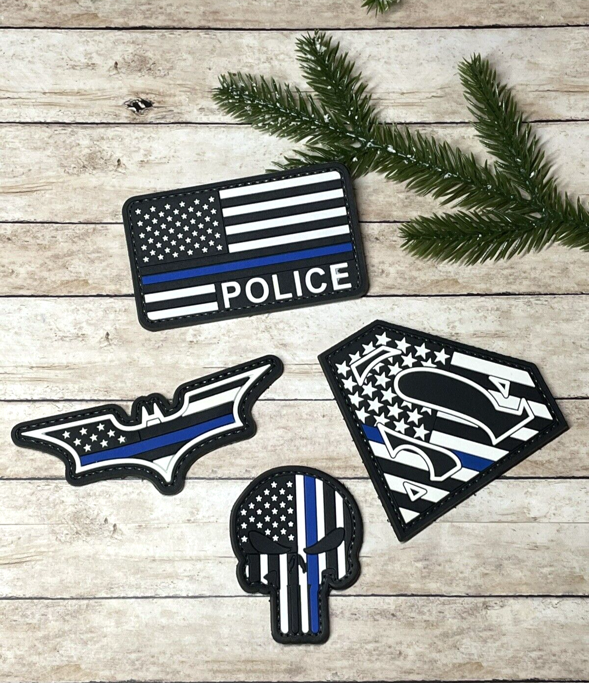 Superman PVC Patch - Tactical Morale Patch - Superman USA Flag Patch Superhero