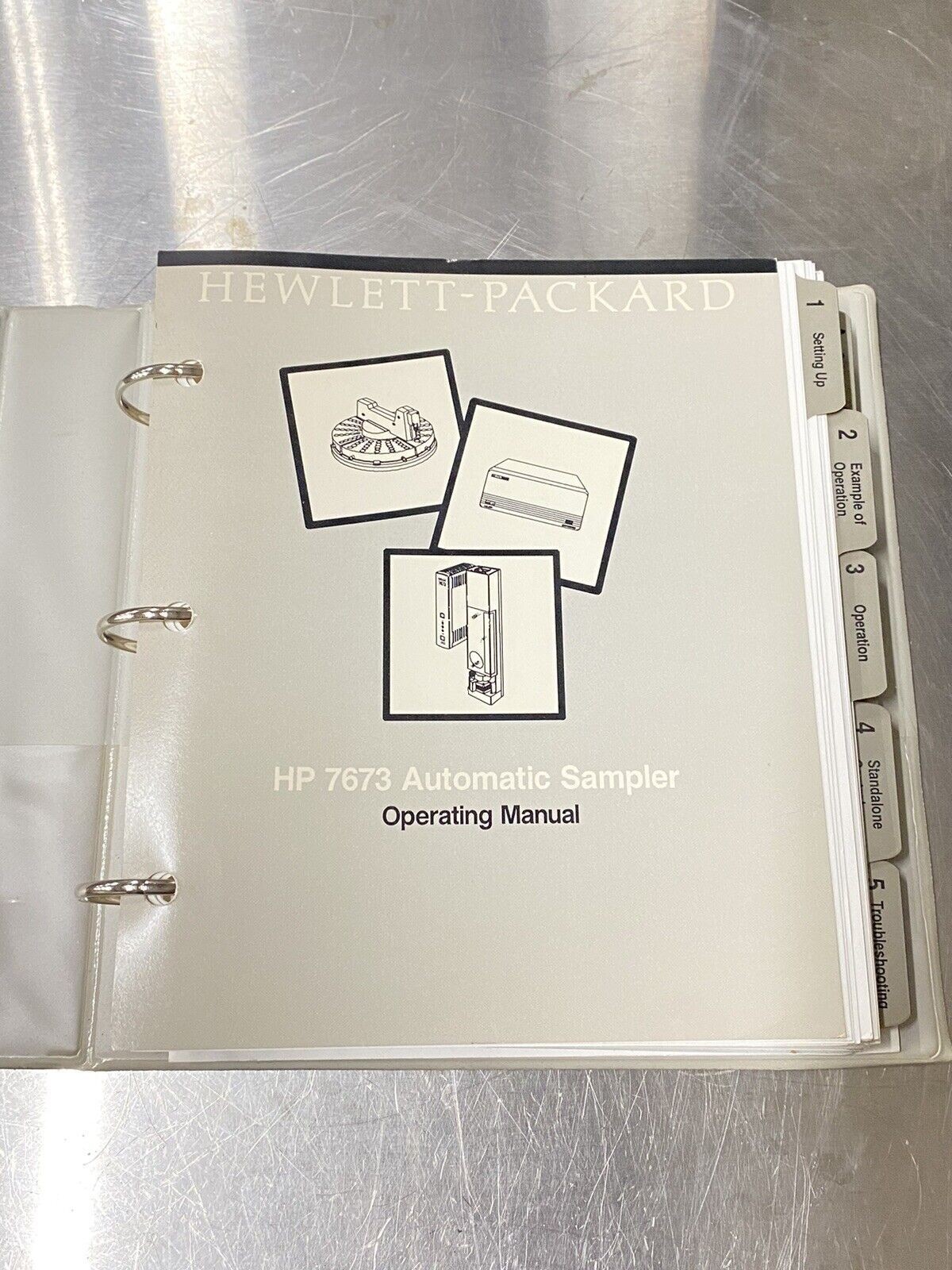 Hewlett Packard HP 7673 Automatic Sampler - Users Guide / Instruction Manual