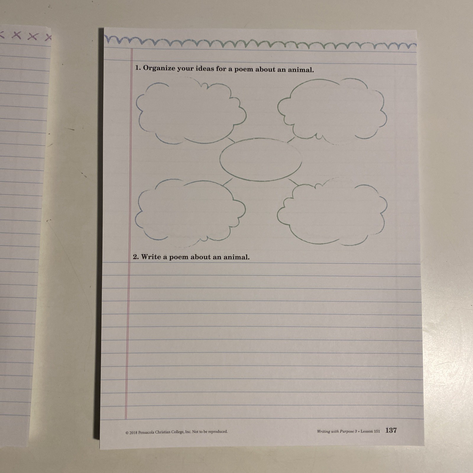 Unbound Abeka Writing with Purpose 3: Cursive Penmanship & Creative Writing