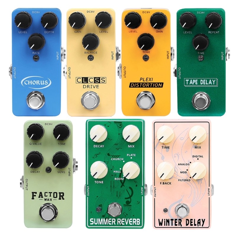 Advanced Guitar Processor Distortion Delay Effects Ergonomic Controls Durability