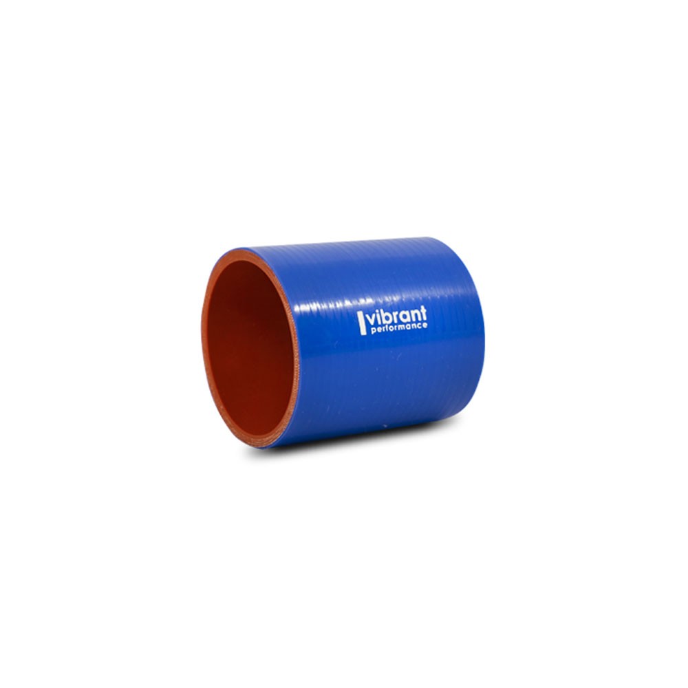 Vibrant Hose Coupler 2718B; 4-ply Aramid Reinforced 4 in. x 3 in. Blue Silicone