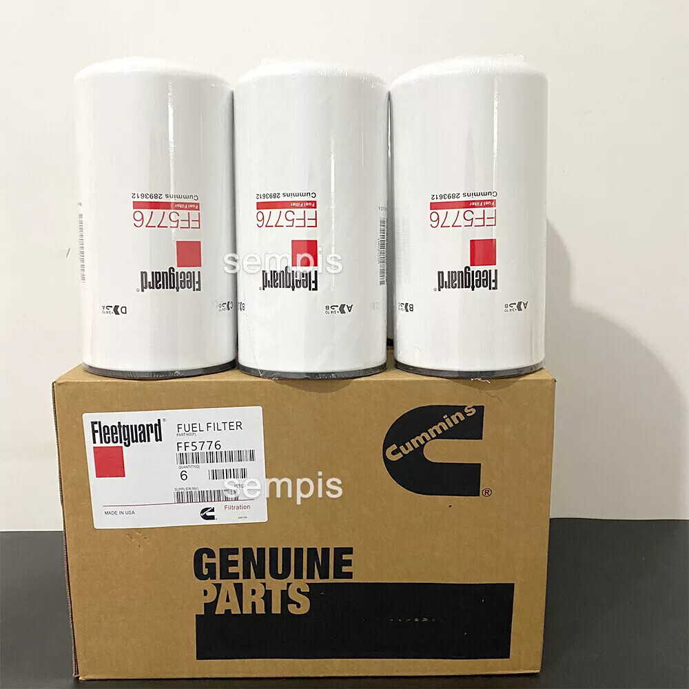 6X Fuel Filter Fits For  Fleetguard FF5776 ISX Cummins US  FF5776 2893612 NEW