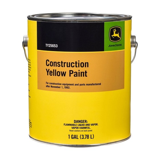 John Deere Construction Yellow Paint 1 Gallon - TY25653