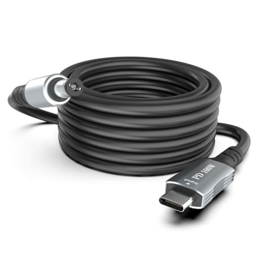 USB C to DC 5.5mm x 2.1mm Power Cable Cord, for Laptop Starlink Mini 3.3FT