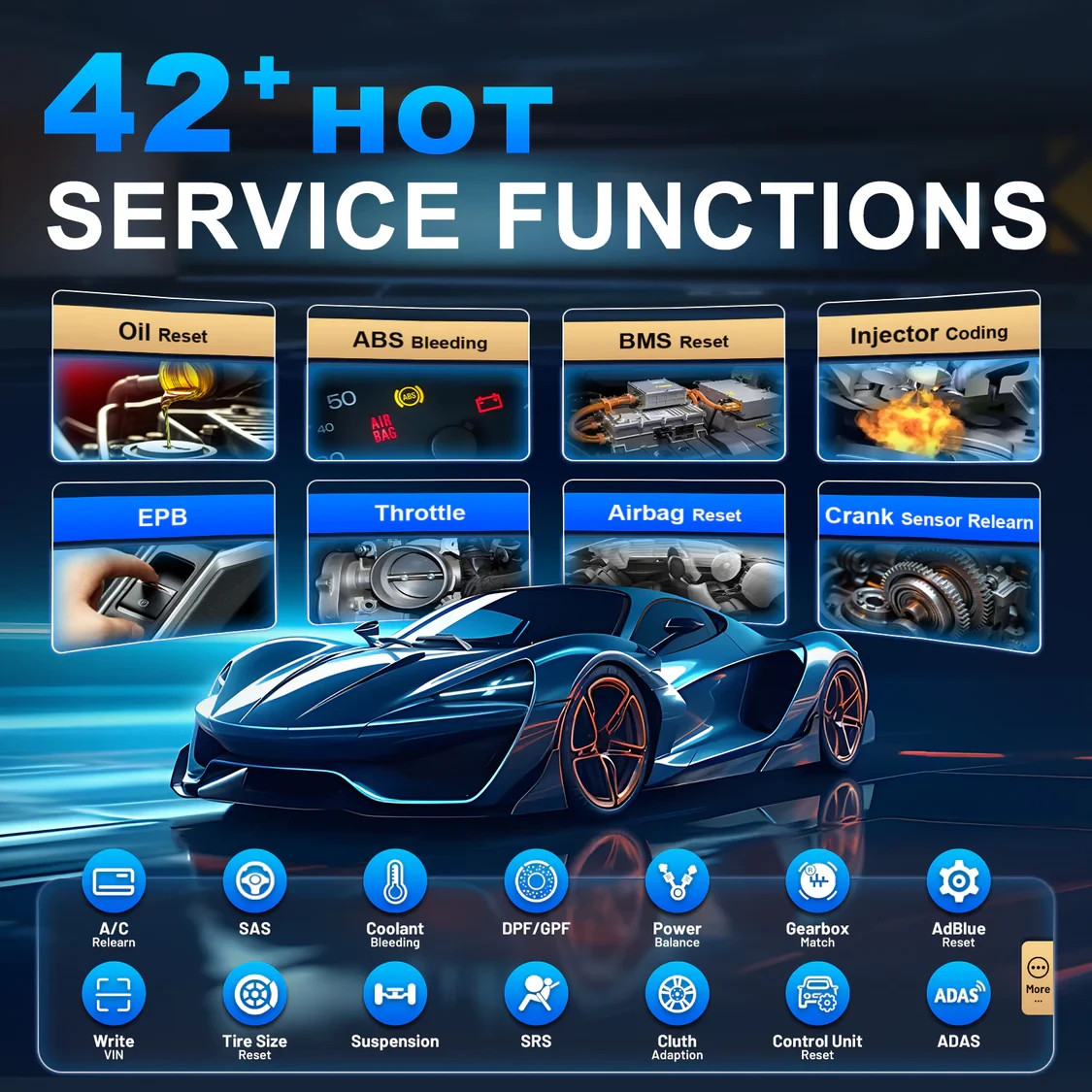 XTOOL IP919 MAX 2025 Diagnostic Tool J2534 Programming ECU Coding Bidirectional