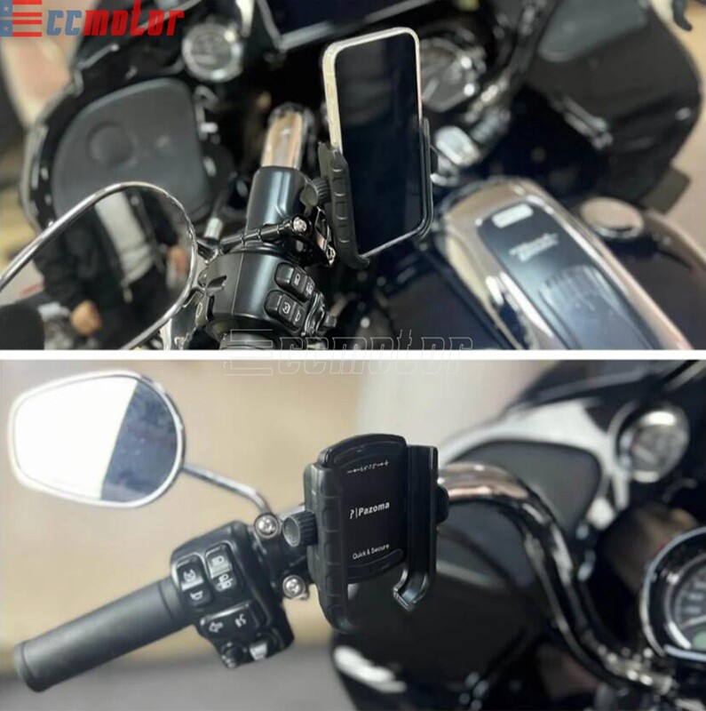 Phone Mount Holder Stand Bracket Quick Release For Harley Road Glide 2015-2025