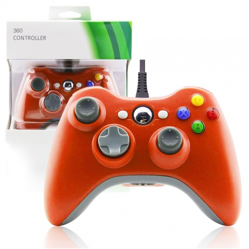 Wired Game Controller For Microsoft XBOX 360 Orange