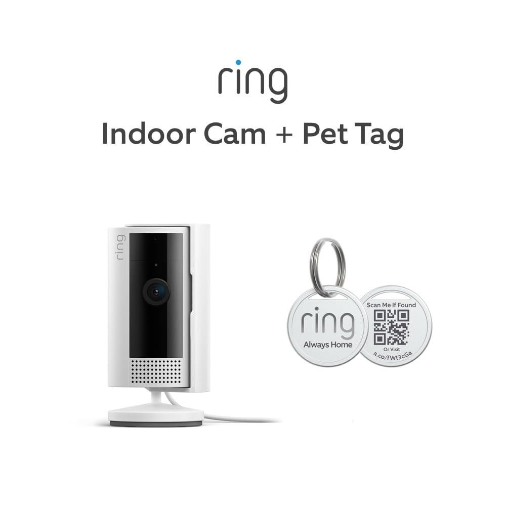 Ring Indoor Cam 2nd Gen 1080p HD Plug-In Camera White - Excellent Condition