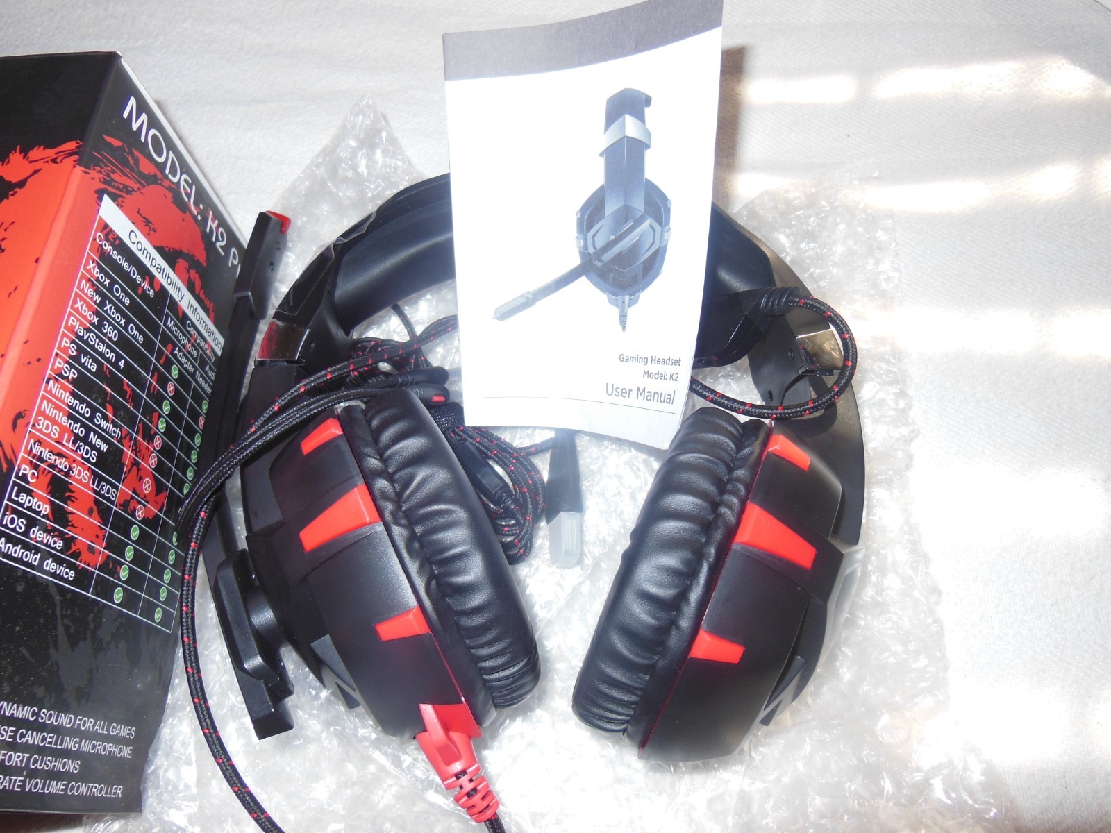 RUNMUS K2 Pro Professional Video Gaming Headset