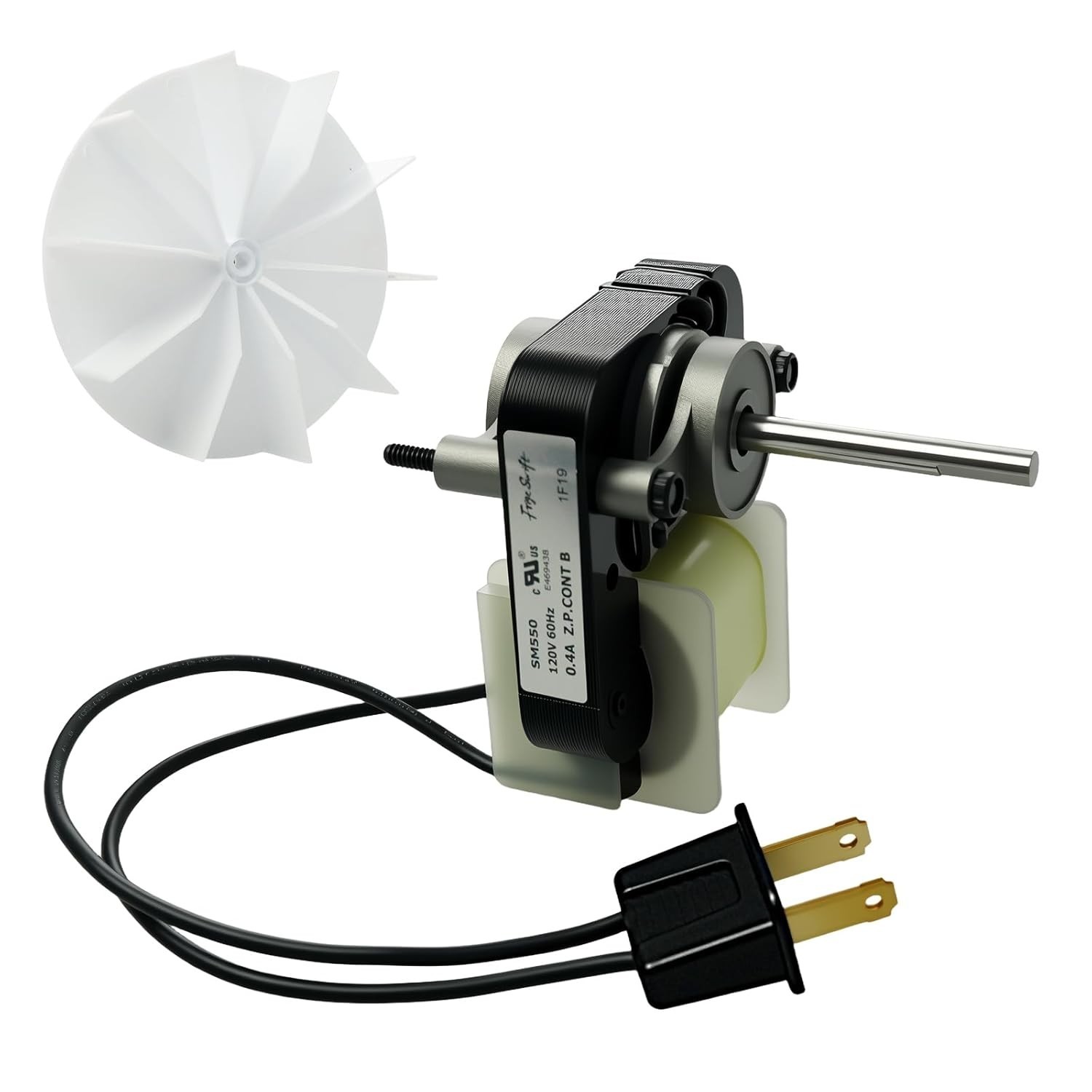 SM550 Universal Bathroom Vent Fan Motor Replacement Kit 50CFM 120V Nutone Broan