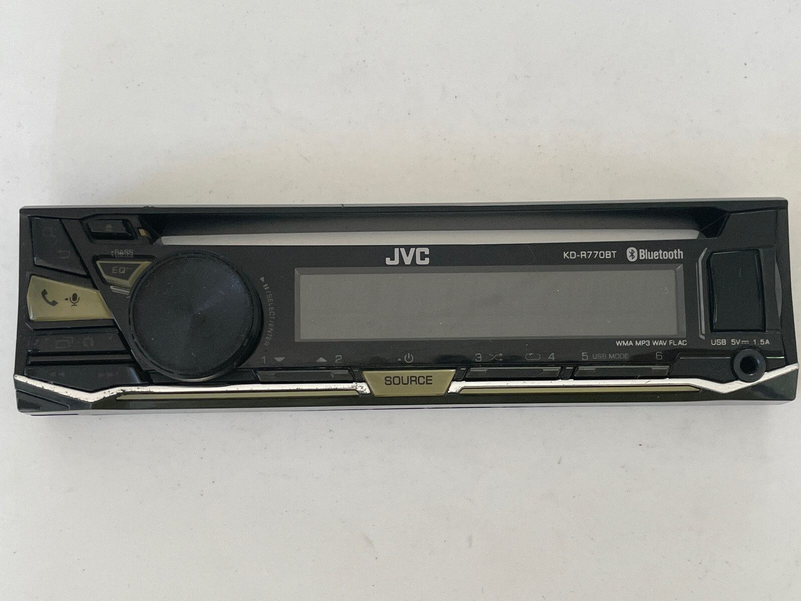 JVC KD-R770BT CAR STEREO ONLY ONLY JVC KD-R770BT FACEPLATE ONLY OEM🟠