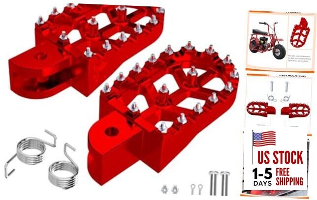 CNC Mini Bike Foot Pegs Replacement for Baja Minibike Doodlebug DB30 97cc