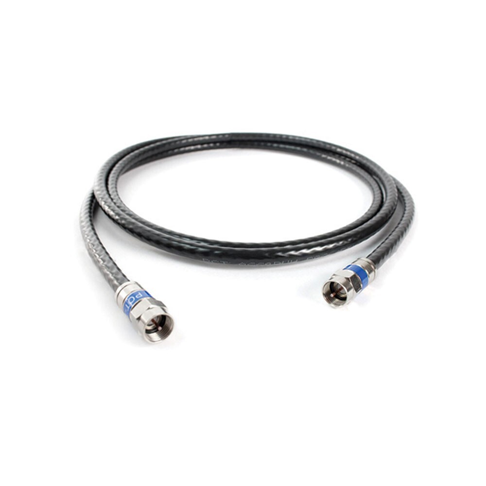 RG6 RG-6 Coax Cable SOLD BY THE FOOT SAT CATV HDTV BLACK SHIPS FREE
