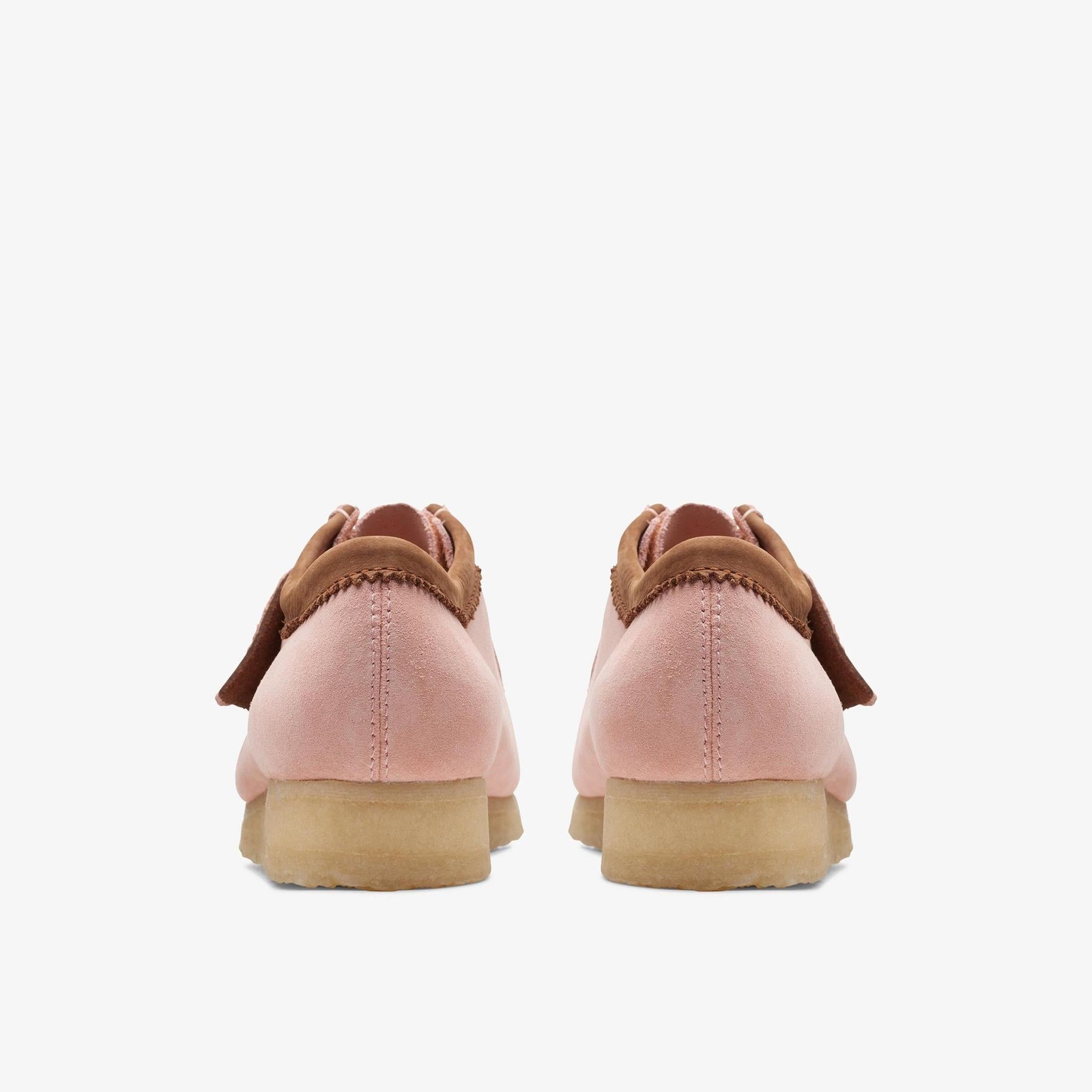 [26171990] Mens CLARKS WALLABEE - PINK COMBI SDE