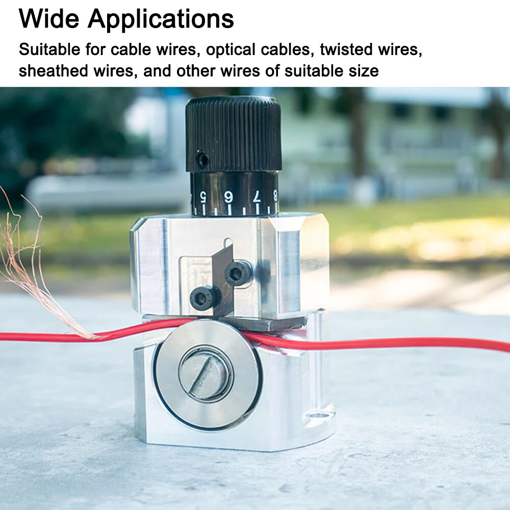 Portable Wire Stripper Aluminum Alloy Wire Stripping Tool Cable Peeling Machine