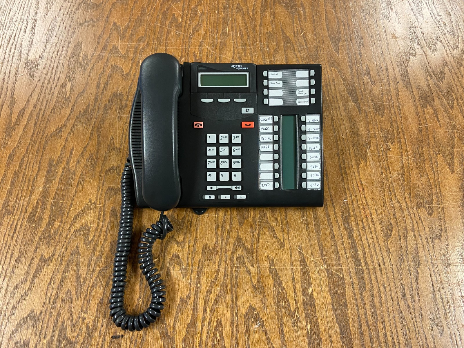 Nortel T7316E Digital Phone - Charcoal