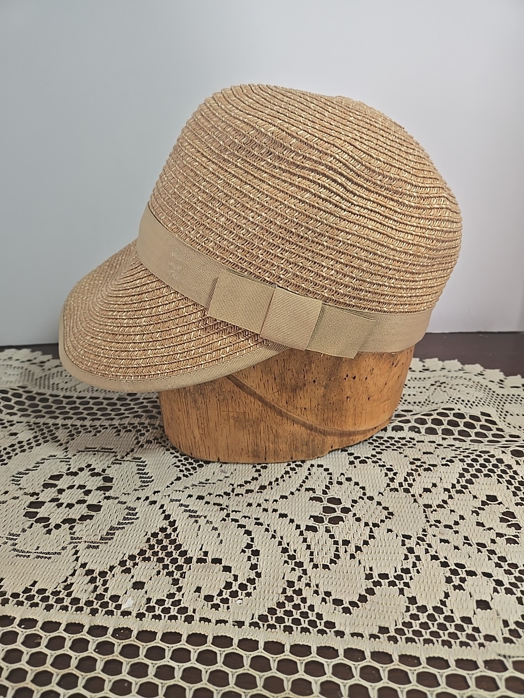 Straw Studios Sun Hat Boho Beach Pool Costal Beige Resort Vacation Wear Women’s