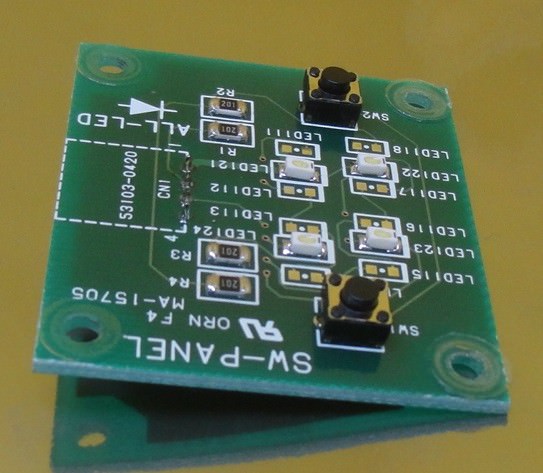 TEL Tokyo Electron MA-15705 LED Panel Board PCB SW-PANEL Used Working