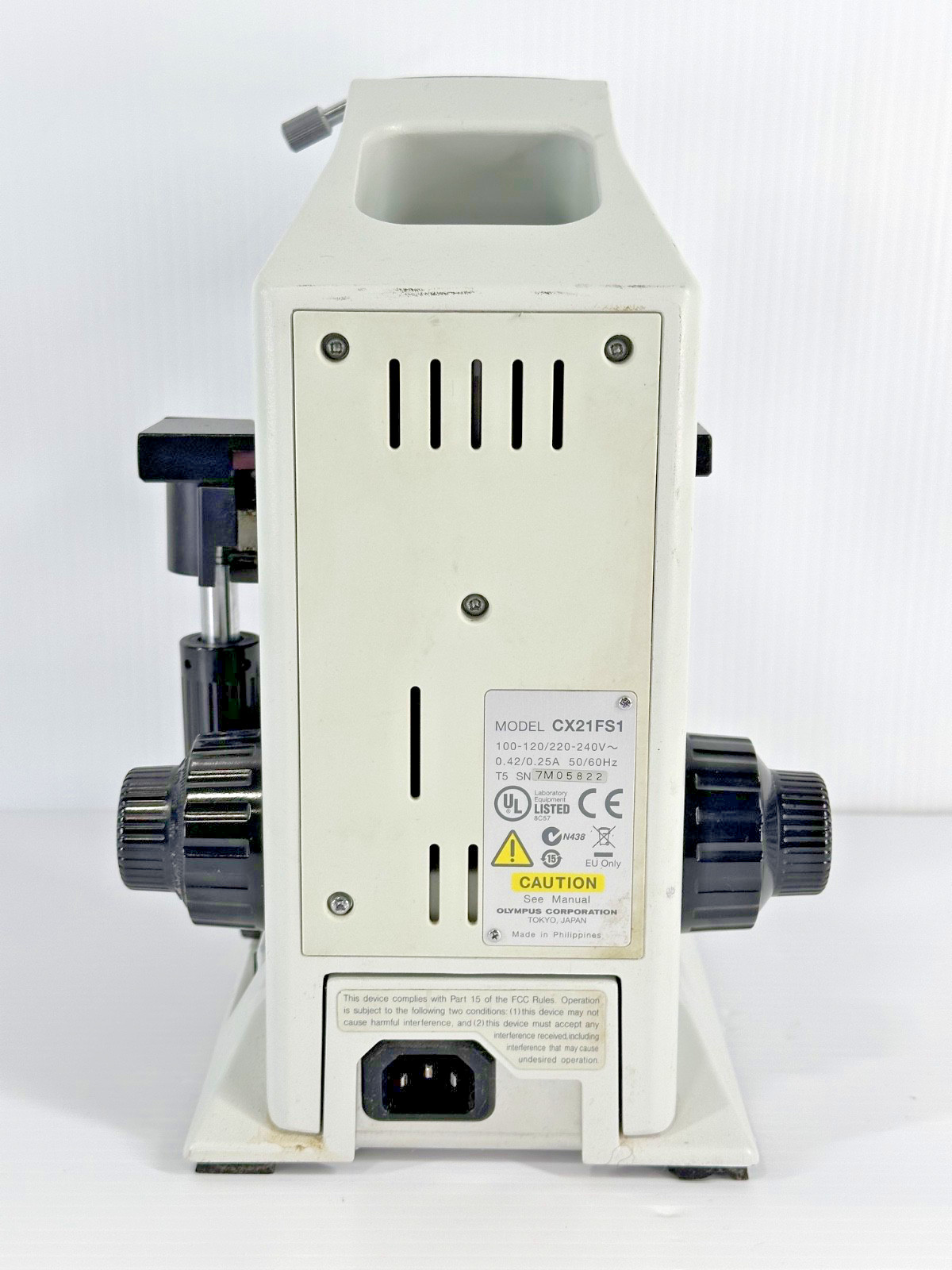Olympus CX21FS1 Laboratory Microscope 4 Objectives Light Works No Head