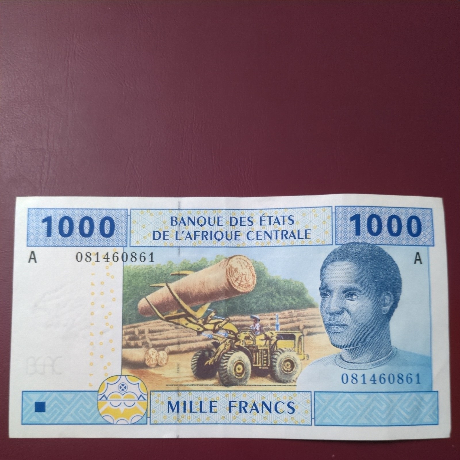 2002 -  Central African States - 1000 Francs - P 407A NEW UNC - Gabon