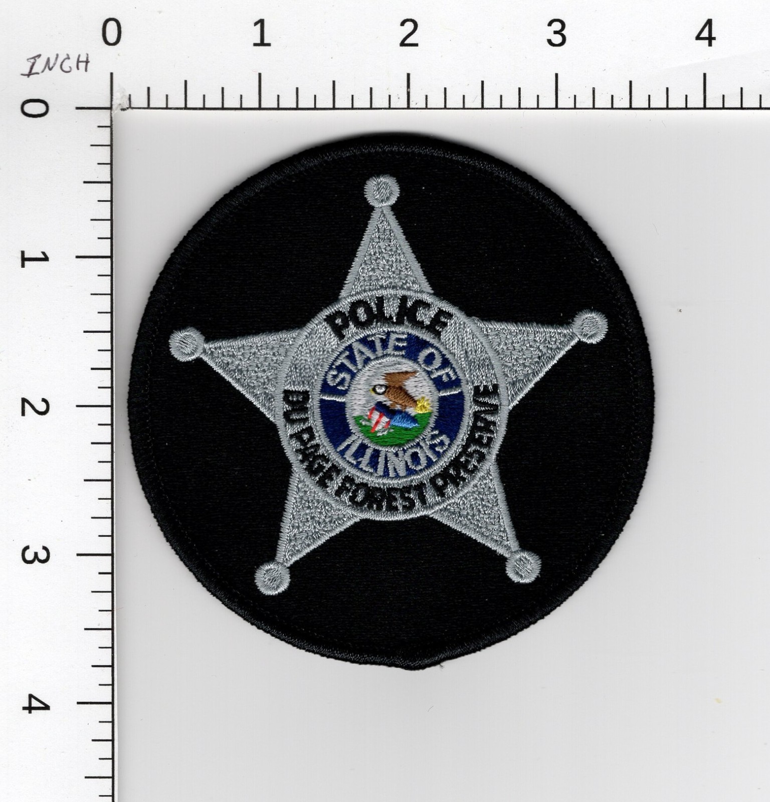 DUPAGE FOREST PRESERVE POLICE (PATROL VER)  DU PAGE ILLINOIS CIRCLE STYLE PATCH