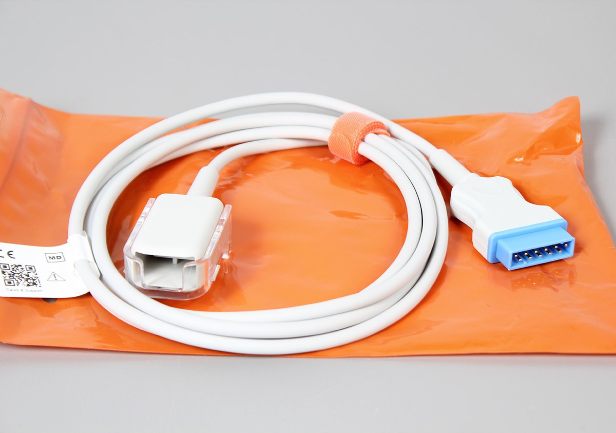 GE Healthcare Marquette-Masimo SpO2 Adapter Cable 2.4M, SA-015RB-24LS -NEW-