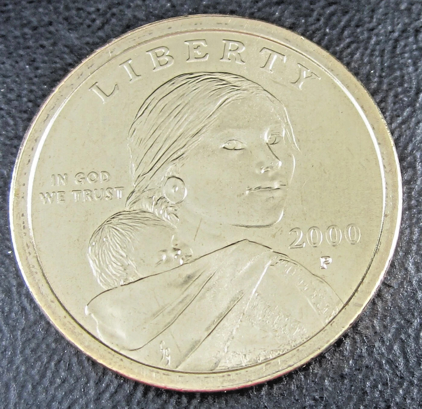 2000-P SACAGAWEA GOLDEN UNCIRCULATED ONE DOLLAR COIN