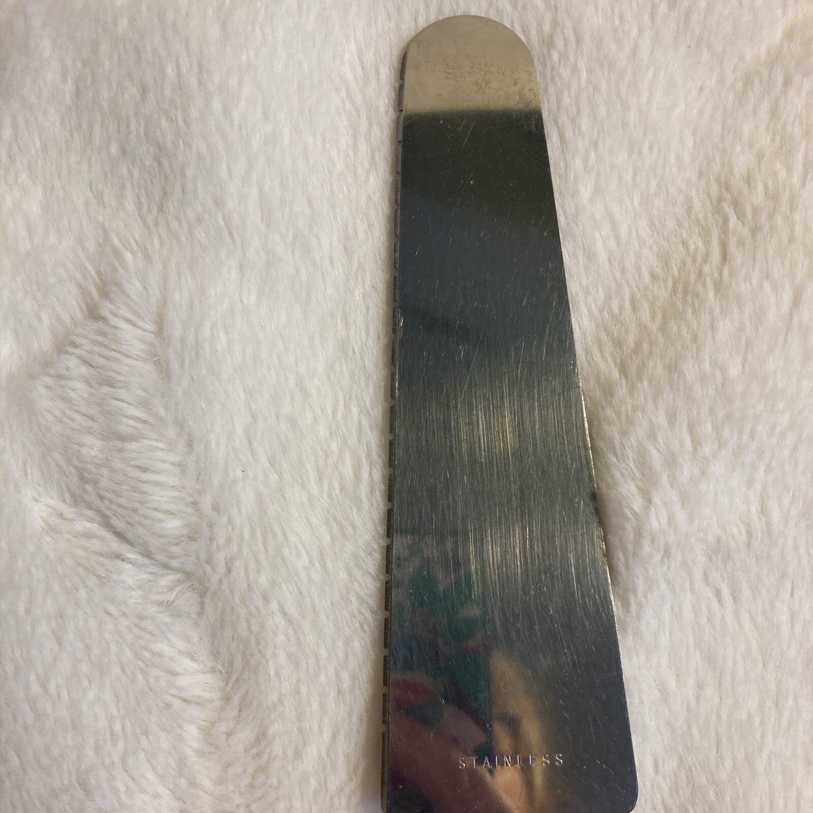 Vintage Cake Serving Knife 10” Bakelite Handle Stainless Steel (O2)