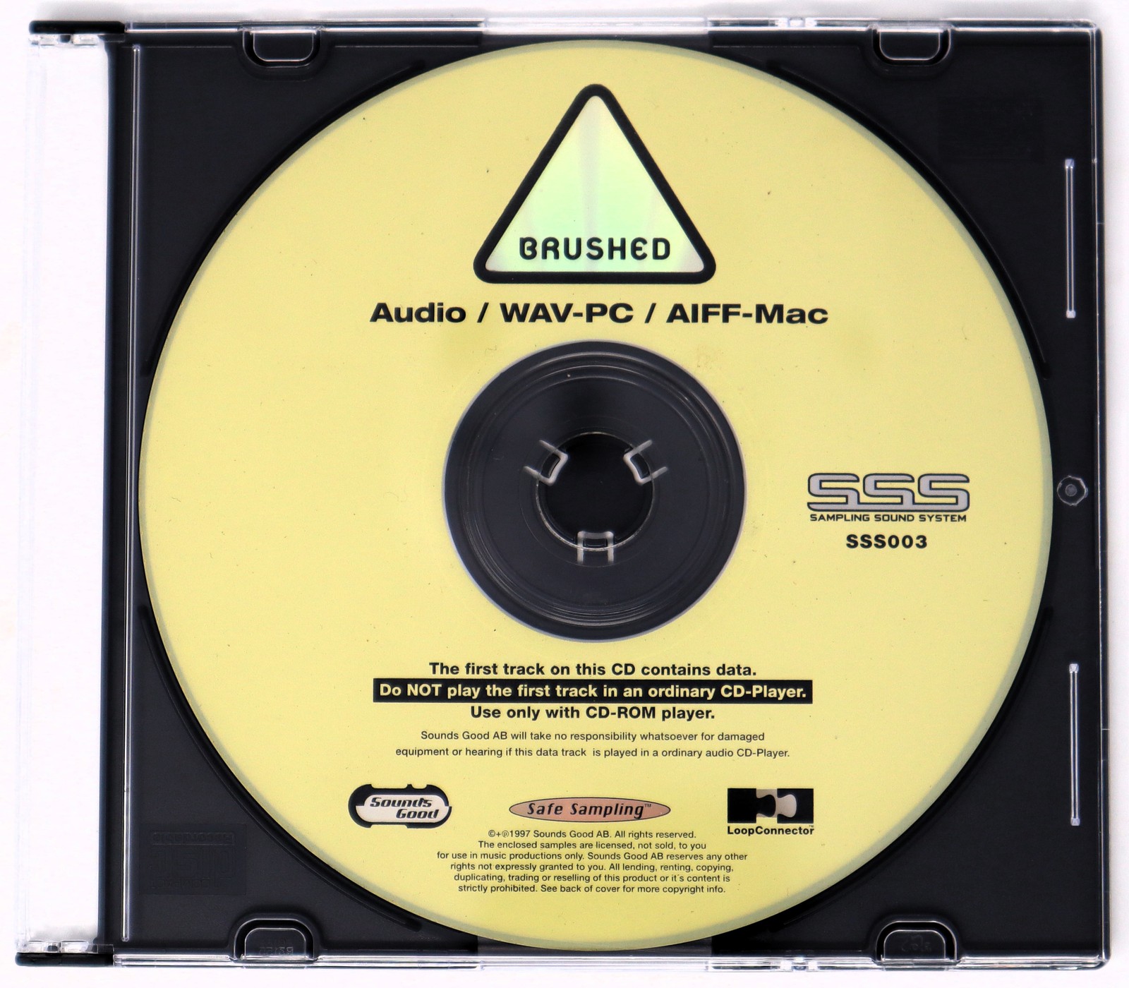 Sounds Good Brushed Sampling Sound System Sample/Sound Library/Sampling CD