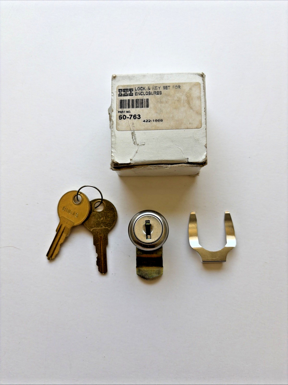 ITI GE 60-763 Lock and Key Set for Enclosure. New