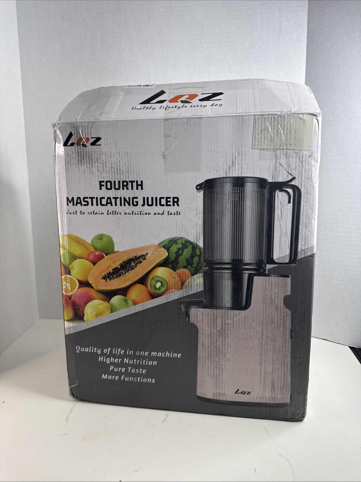 VQH Black 350 Watts 120 Volts Multifruit Fourth Masticating Juicer