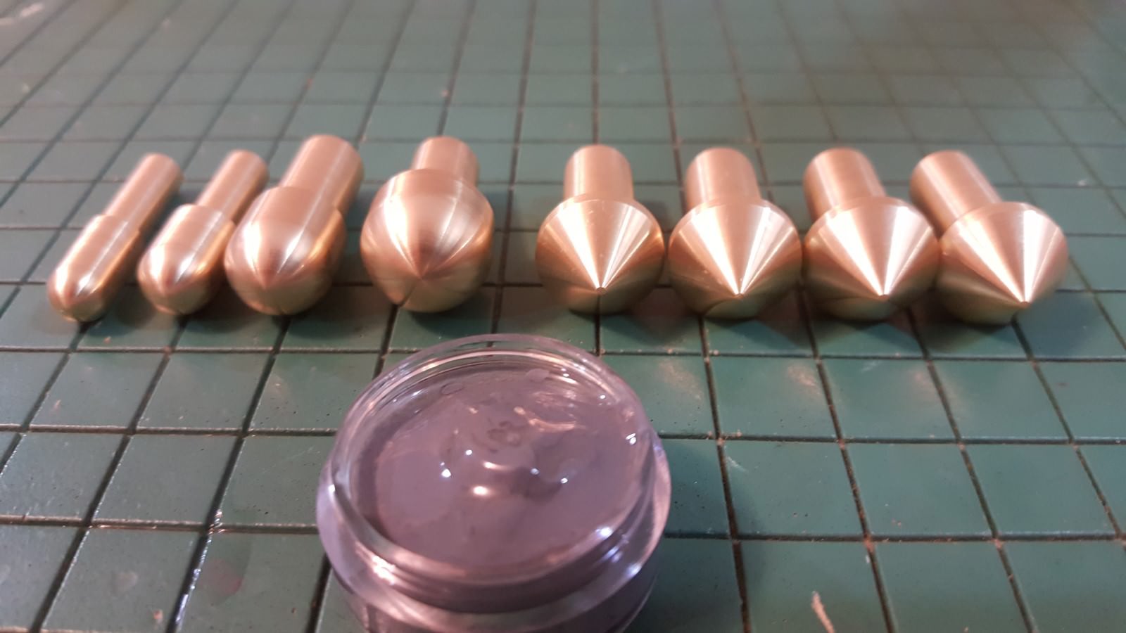Gunsmith Tools 8 Brass Muzzle Laps-Rifle Or Pistol Crowning Kit - Lapping Crown