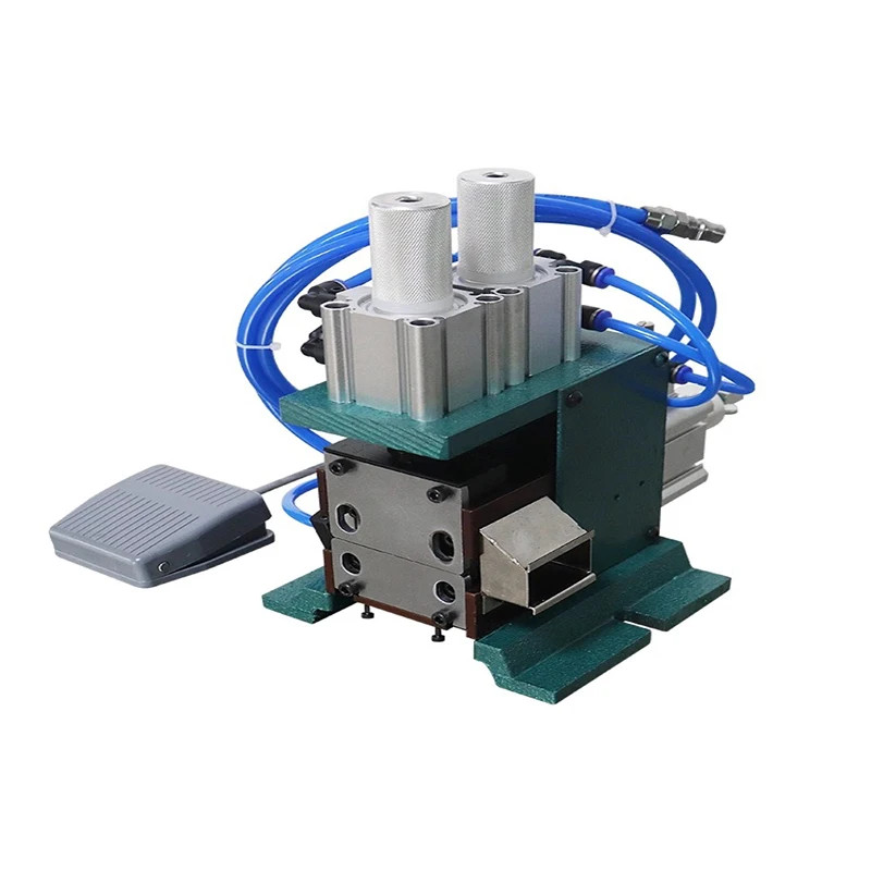 3F Vertical Core Wire Stripping Machine Pneumatic Stripping Twisting Machine Sma