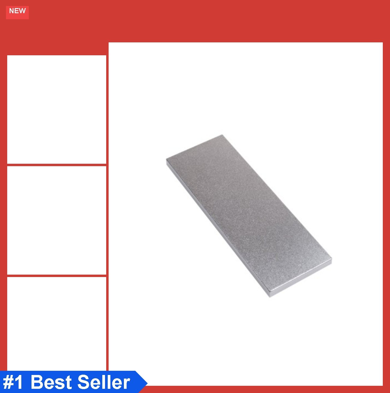 Diamond Sharpener 8 Inch #400 Medium Grit Knife Sharpening Tool For Kitchen