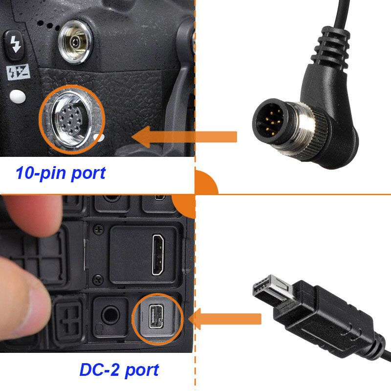 2.5mm Timer Remote Shutter Release Cable For Nikon D600 D90 D5100 D3200 D7000 US