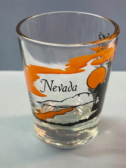 Vintage Nevada Shot Glass