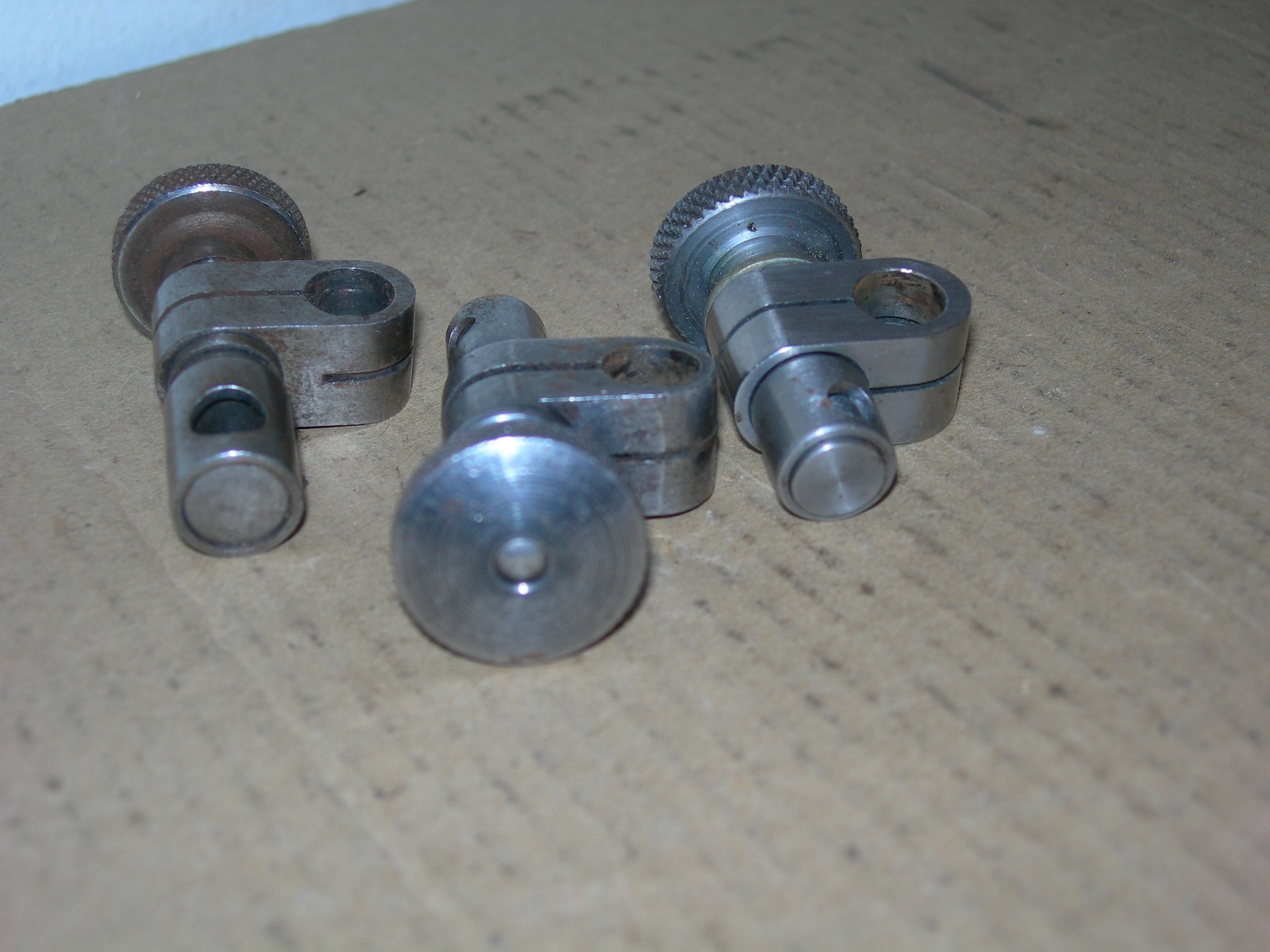 Lot of 3 Swivel Post Snug clamp measuring tool holder machining Made in USA