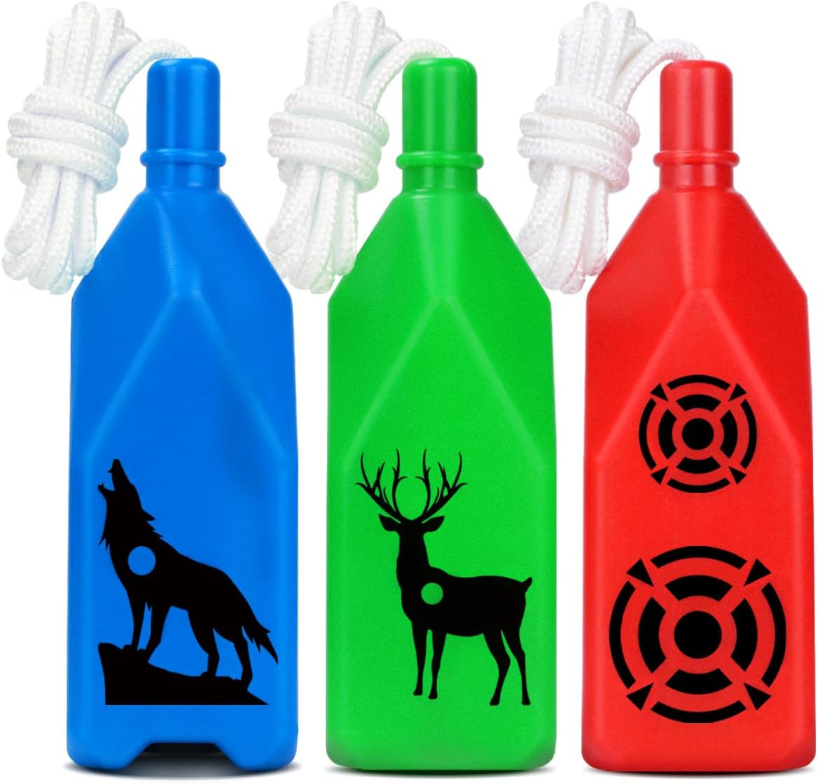 3/6 Pack Shatterproof Bottle Shooting Targets, Plastic Bottles for Backyard Shoo