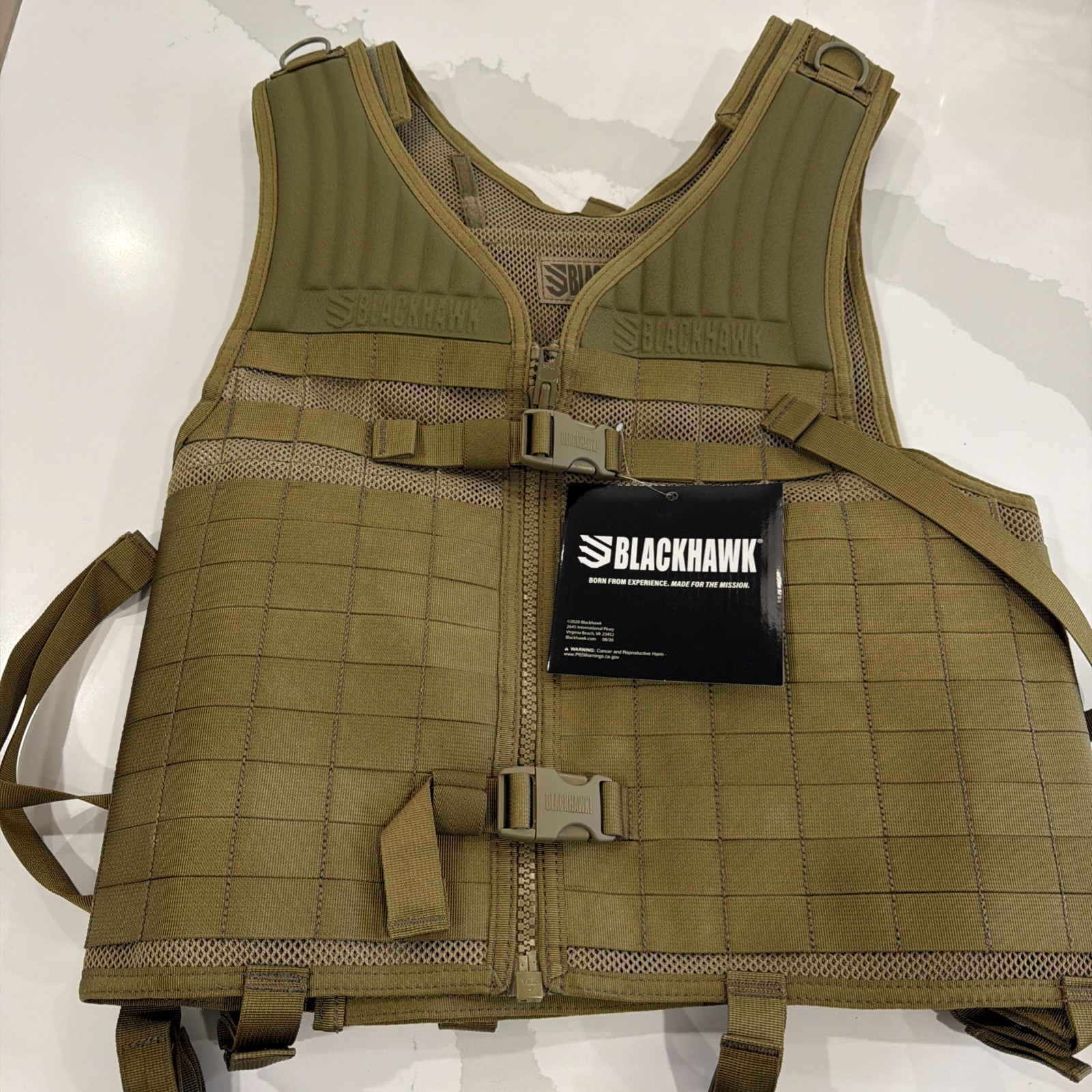 Blackhawk STRIKE Gen-4 Molle System Elite Coyote Tan Vest - 37CL66CT