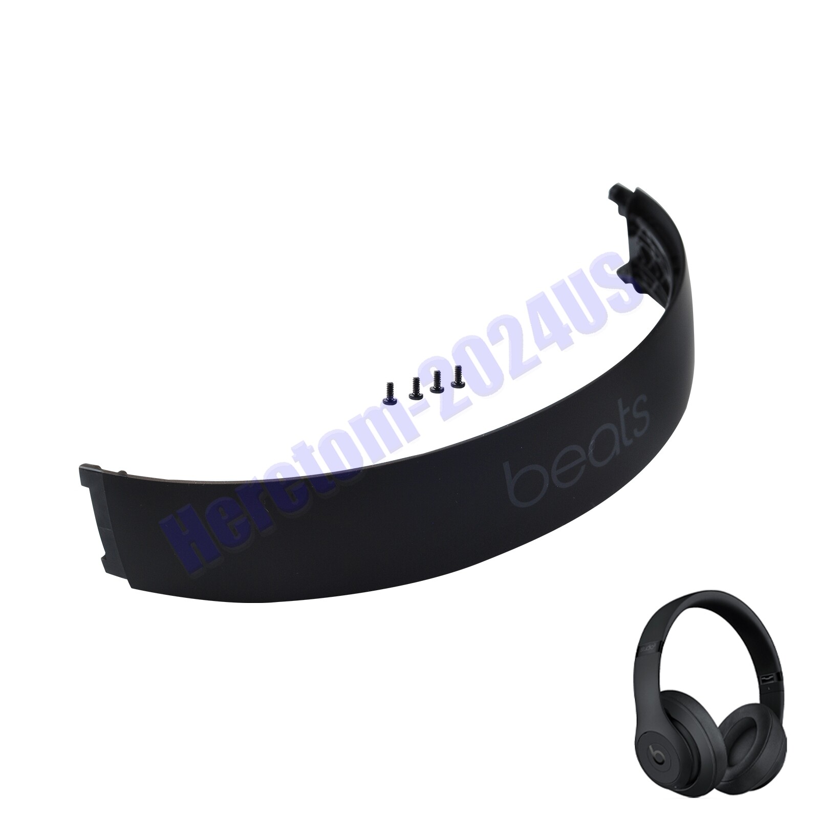New Replacement Headband for Beats by Dre Studio 3 3.0 Wireless Matte Black 1pc