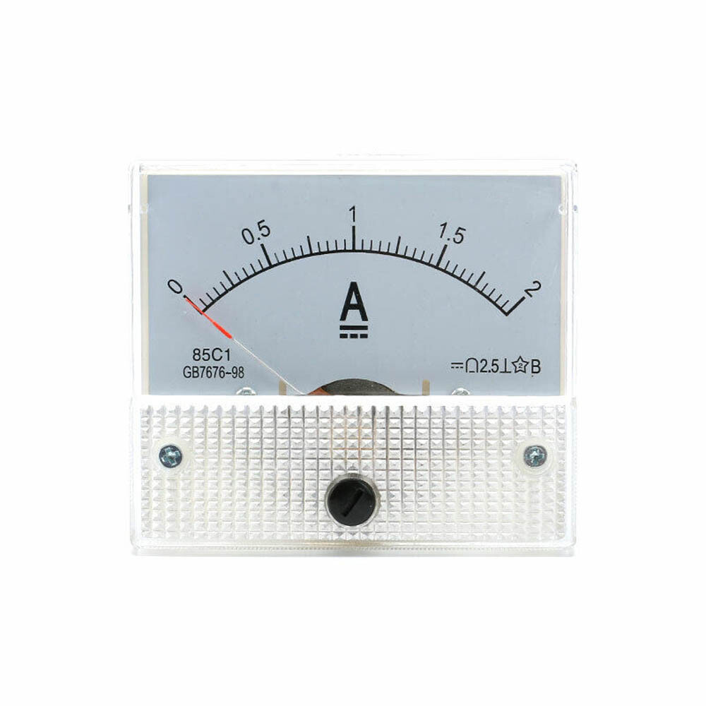 2-30A 10-50V DC Ammeter Current Voltmeter Voltage 85C1 Analog Amp Panel Meter US