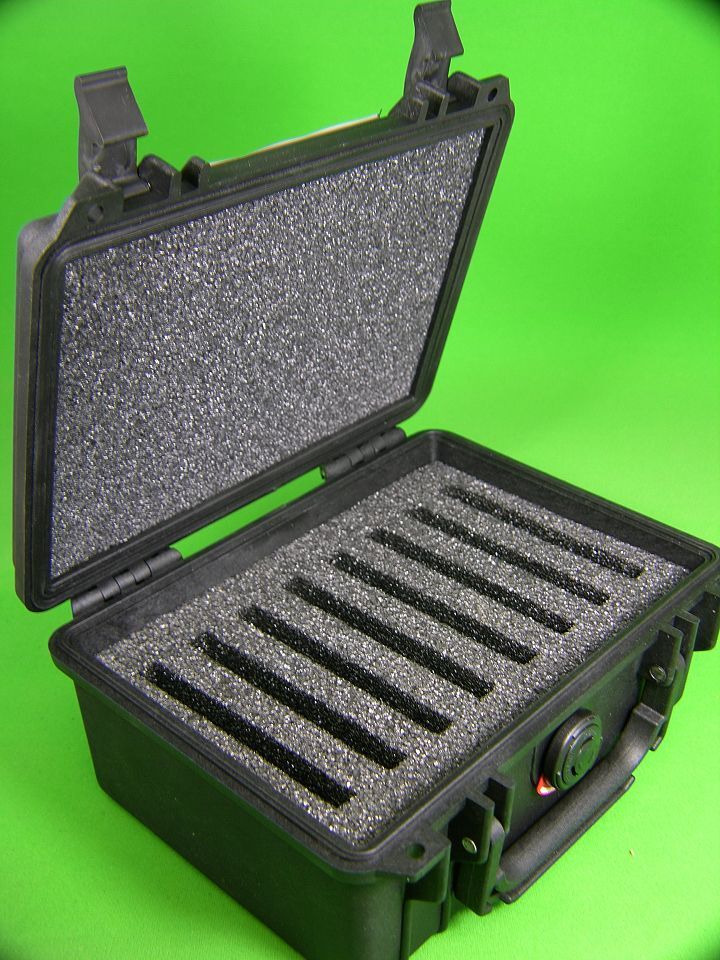 New Pelican 1150 SSD Vault case precut foam holds 8 Red Epic SSD drives