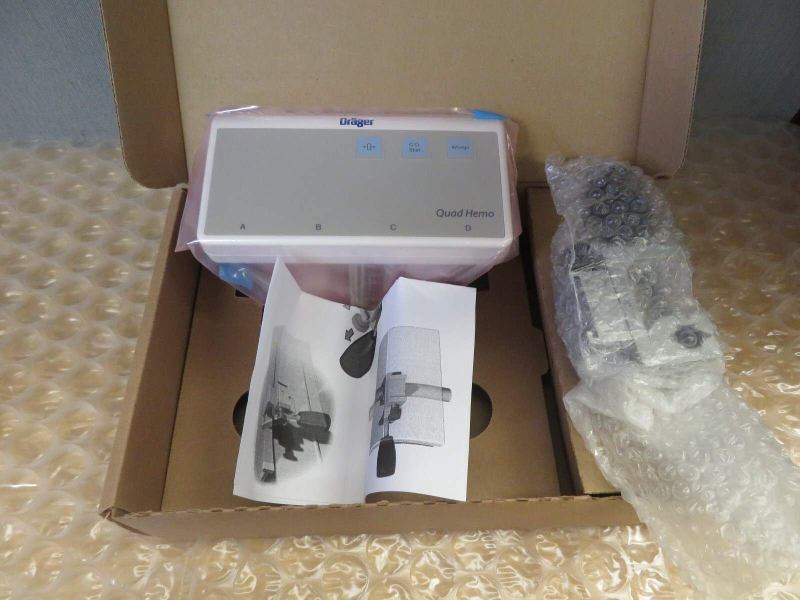 Draeger - Dräger MPod-Quad HEMO MS20725-10 IBP Monitor Management Unit #17364