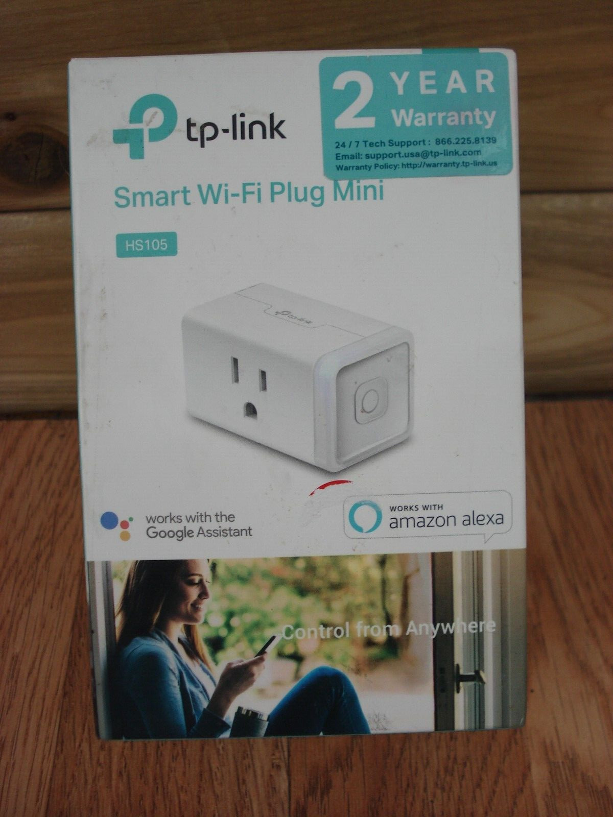 TP-LINK HS105 SMART WiFi PLUG MINI Works with Amazon Alexa NEW SEALED
