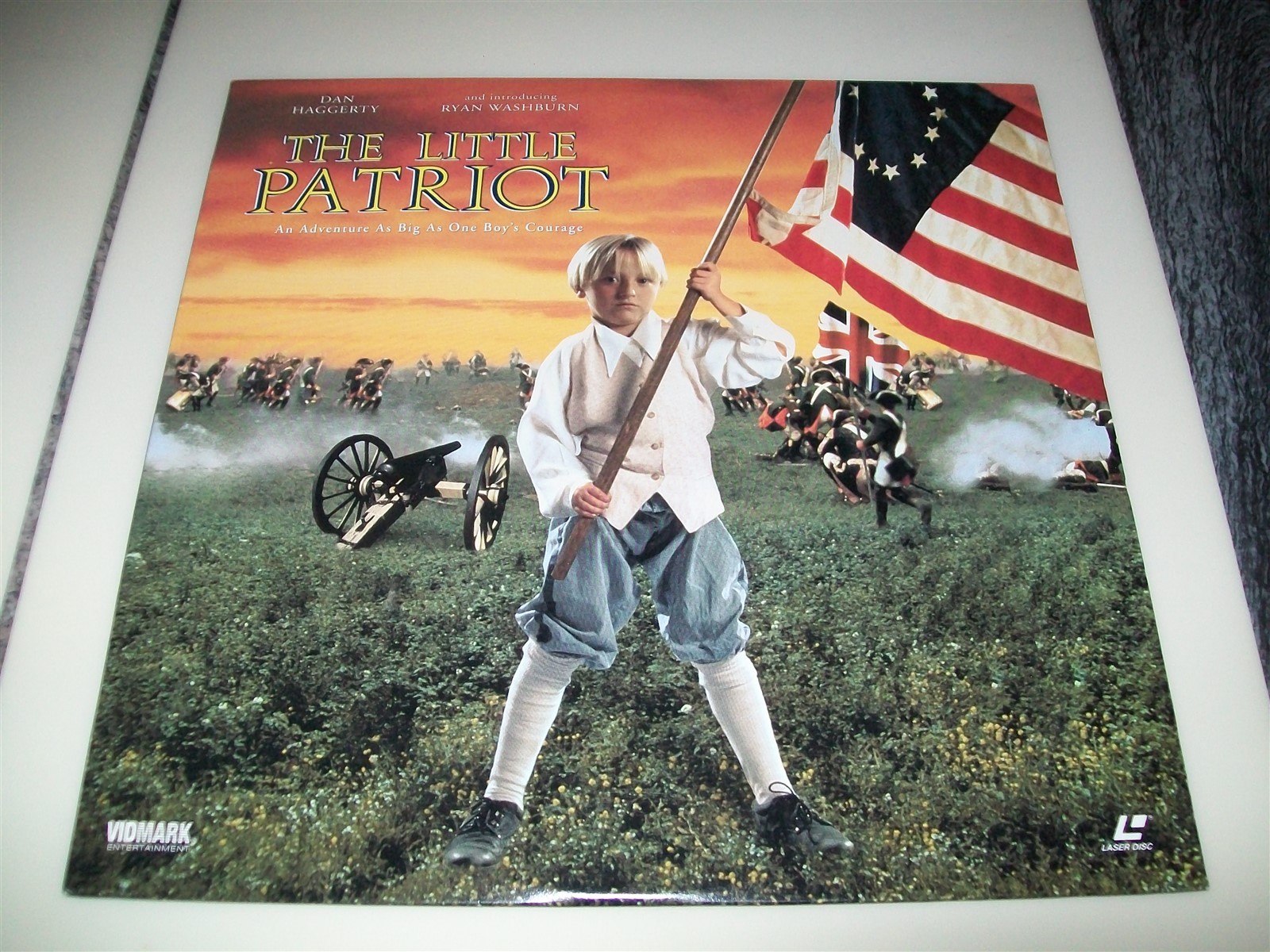 THE LITTLE PATRIOT Laserdisc LD EXCELLENT CONDITION RARE GREAT FILM DAN HAGGERTY