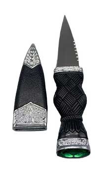 7.25" Green Scottish Dirk - Earth Druid Celtic Ritual Ceremonial Blade