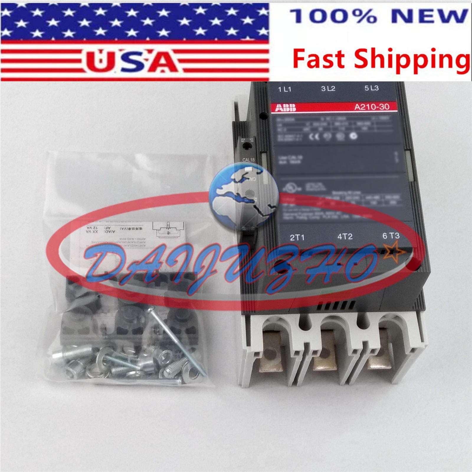 1PC New ABB A210-30-11 110V AC Contactor
