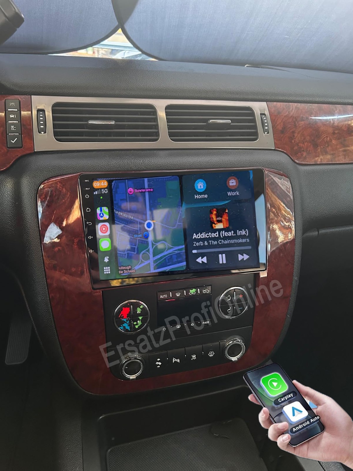 9" Android 13 CarPlay Radio For 2007-2012 GMC Yukon / Yukon XL GPS Navi Wifi 32G